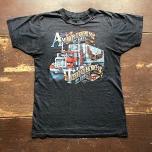 Vintage American Trucker Novelty Shirt - SUPER soft